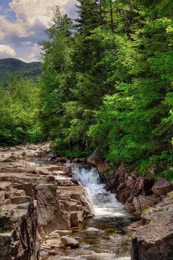 Rocky Gorge - White Mountains National Forest Photograph by Joann Vitali