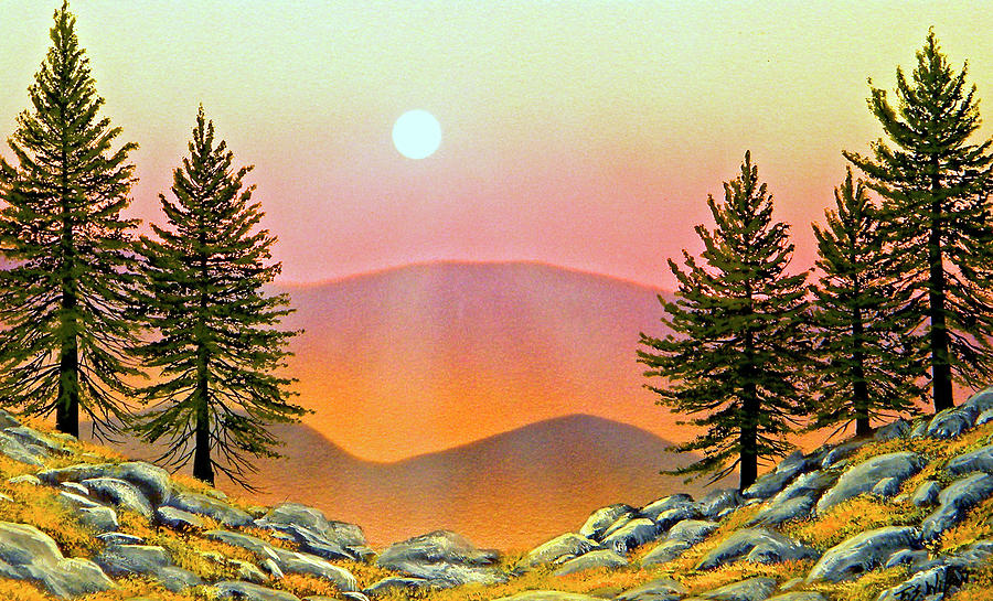 Rocky Heights Painting by Frank Wilson