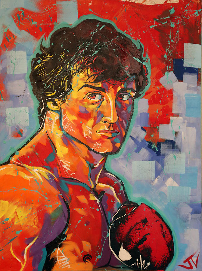 Sylvester Stallone Painting - Rocky Balboa  by Jay V Art