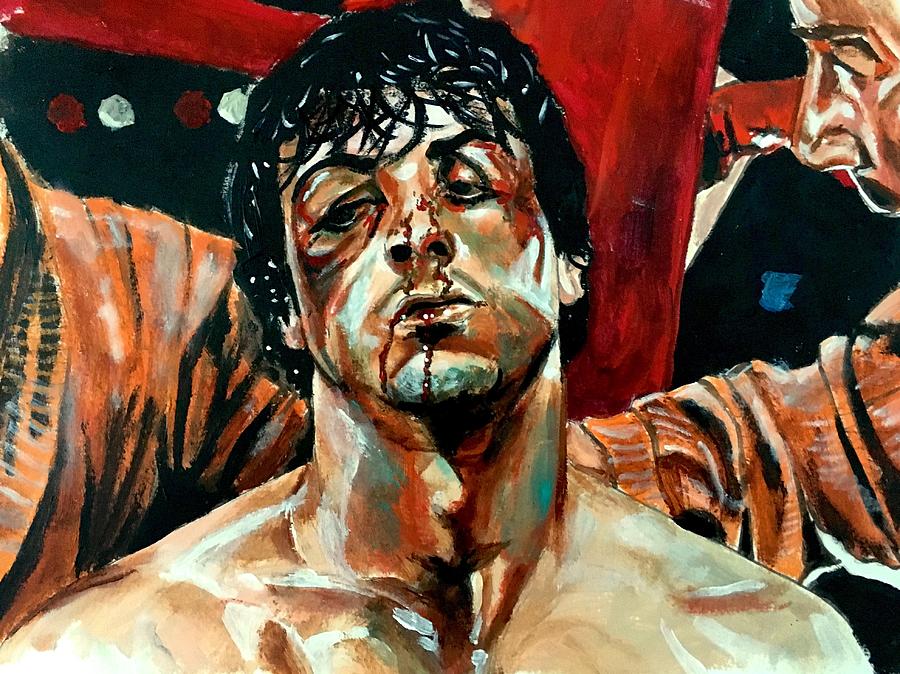Sylvester Stallone Painting - Rocky by Joel Tesch