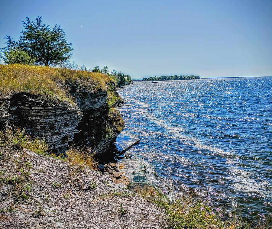 Rocky Ledge on Lake Ontario Photograph by Paul Kercher - Fine Art America