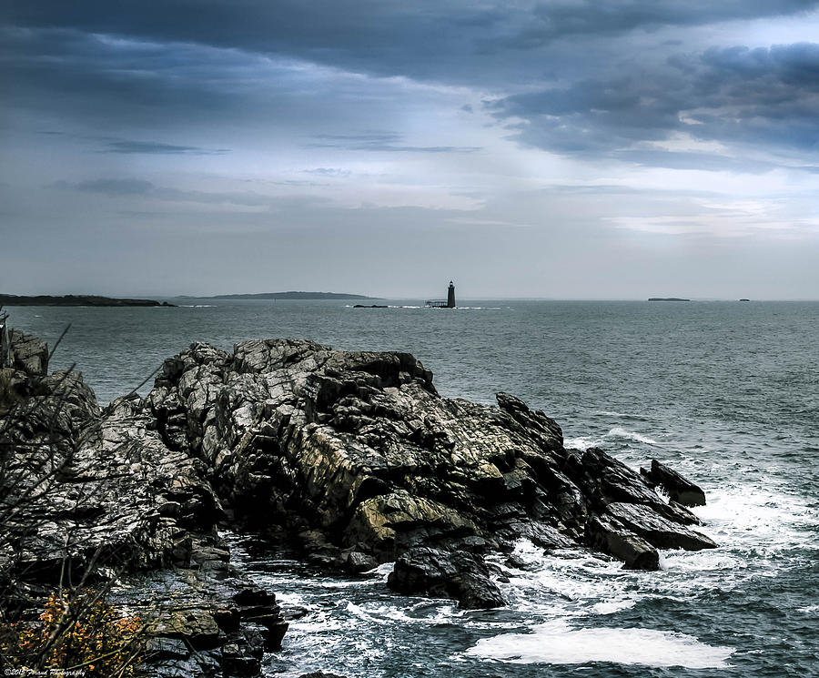 Rocky Maine Coastline  Photograph by Debra Forand