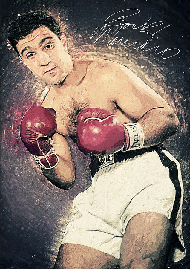 Rocky Marciano Digital Art By Zapista Ou Pixels Merch