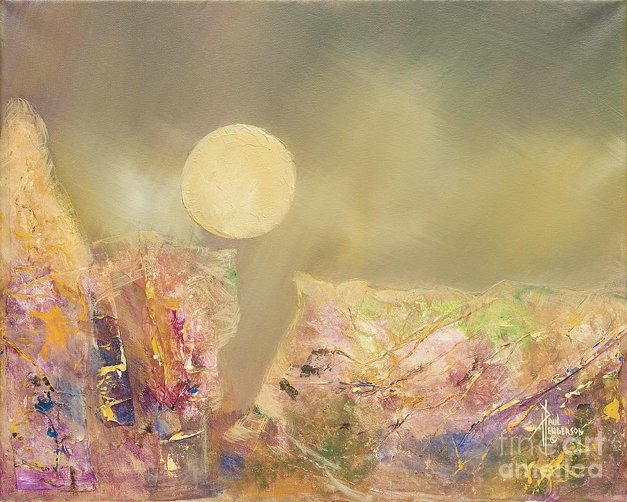 Rocky Moon Painting