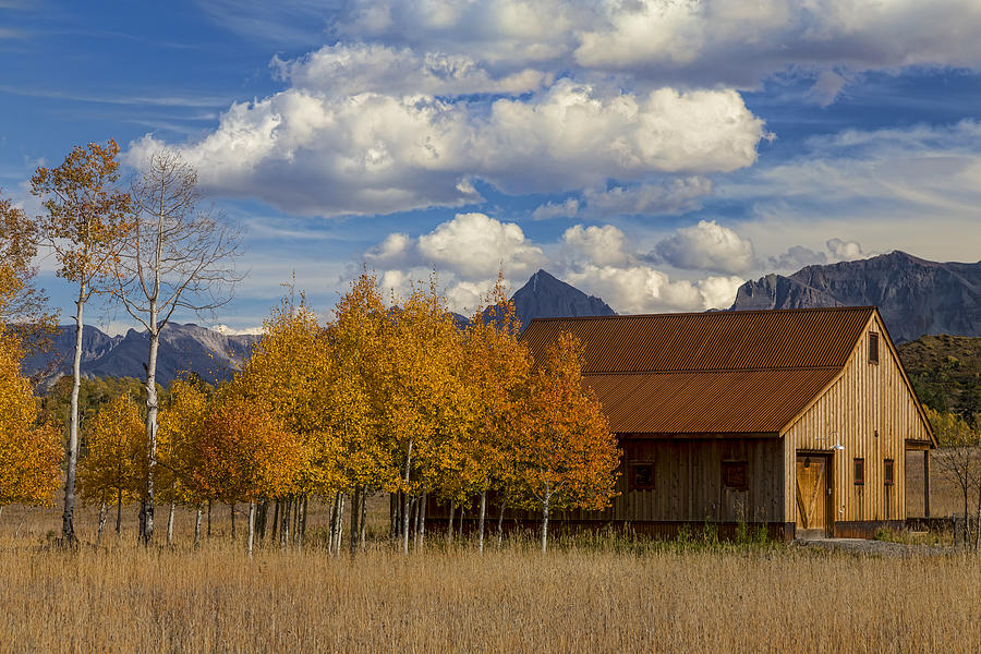Rocky Mountain Autumn Country Barn Photograph by James BO Insogna