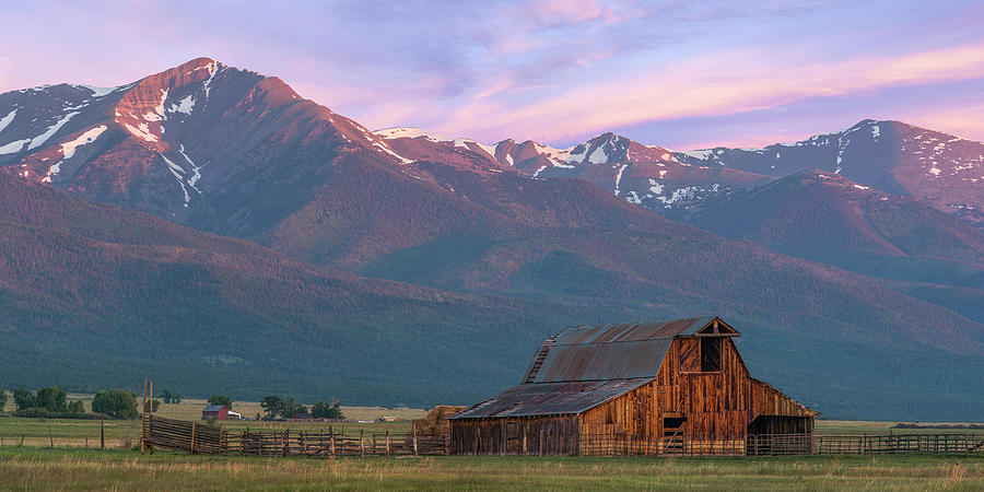 Rocky Mountain Barn Photograph by Aaron Spong