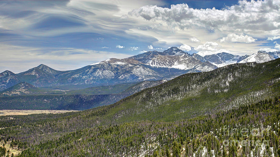 Rocky Mountain Cloudscape Photograph by Martin Konopacki
