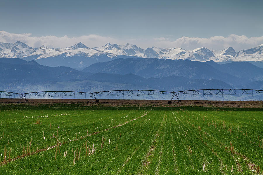 Rocky Mountain Farming View Photograph
