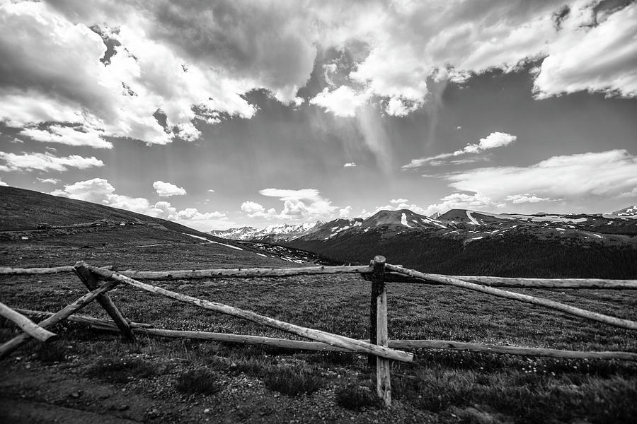 Rocky Mountain Fence  Photograph by John McGraw