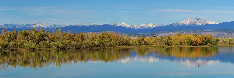 Rocky Mountain Front Range Autumn Panorama Photograph