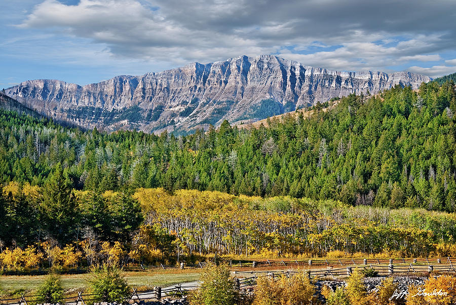 Rocky Mountain Front Range in the Fall Photograph by Jeff Goulden