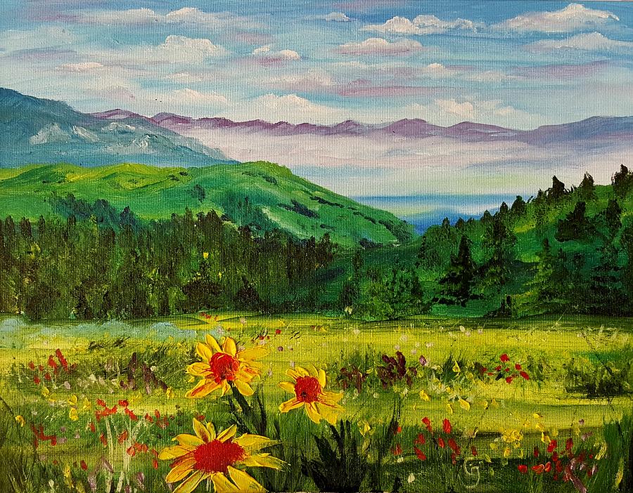 Rocky Mountain High  #60 Painting by Cheryl Nancy Ann Gordon