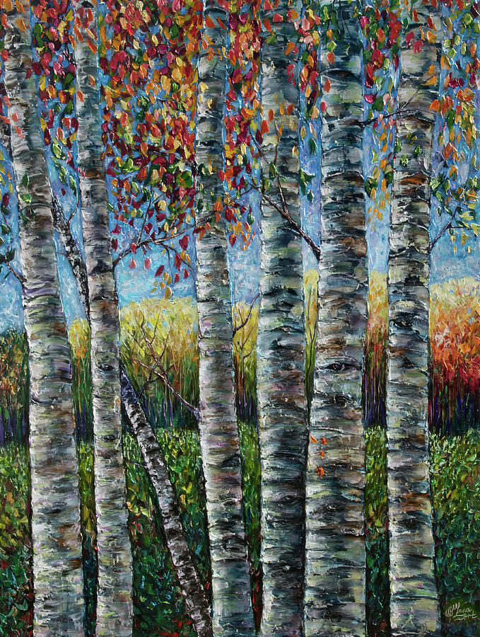 Rocky Mountain High Painting by Lena Owens - OLena Art Vibrant Palette Knife and Graphic Design