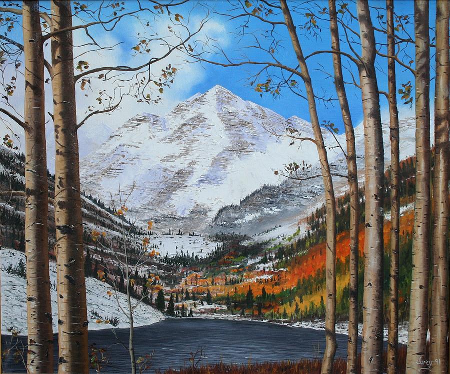 Rocky Mountain High Painting by Mike Ivey