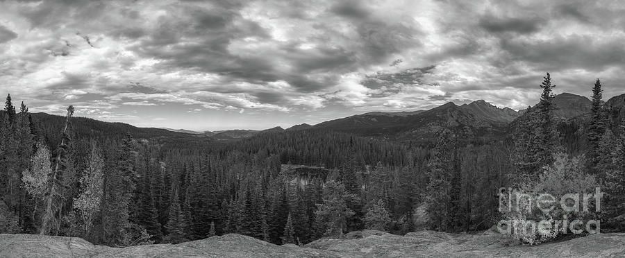 Rocky Mountain National Park BW Photograph by Michael Ver Sprill