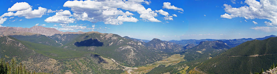 Rocky Mountain National Park Panoramic Photograph by Ernest Echols
