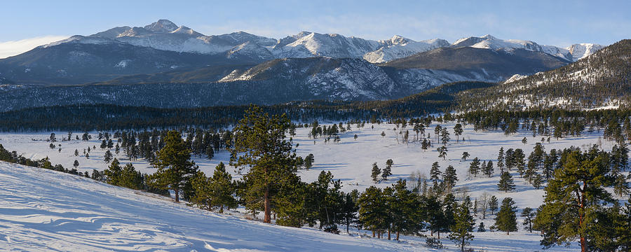 Rocky Mountain National Park - Winter Photograph by Aaron Spong