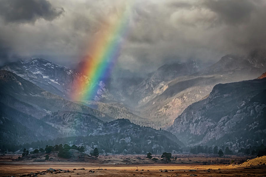 Rocky Mountain Rainbow Photograph by Susan Rissi Tregoning