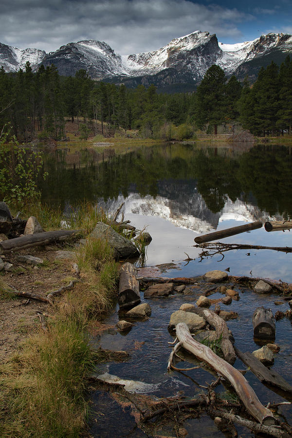 Rocky Mountain Reflection Photograph by Susan Bandy