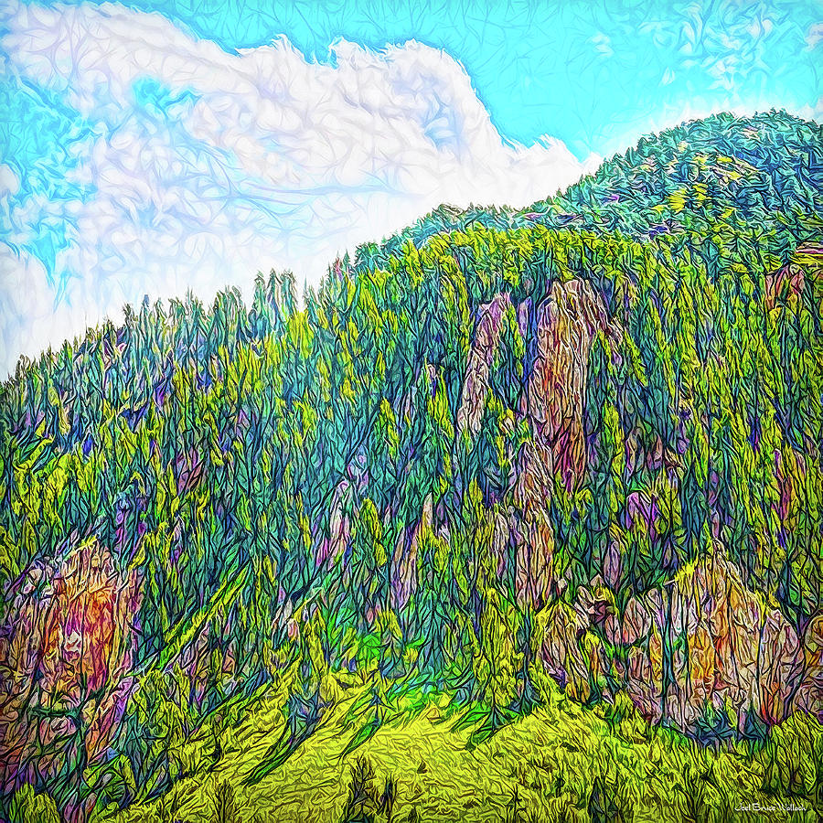 Rocky Mountain Sigh Digital Art by Joel Bruce Wallach