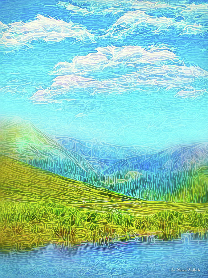 Landscape Digital Art - Rocky Mountain Sky by Joel Bruce Wallach