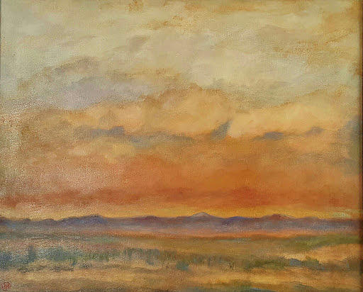 Rocky Mountain Sunset Painting by Joe Leahy