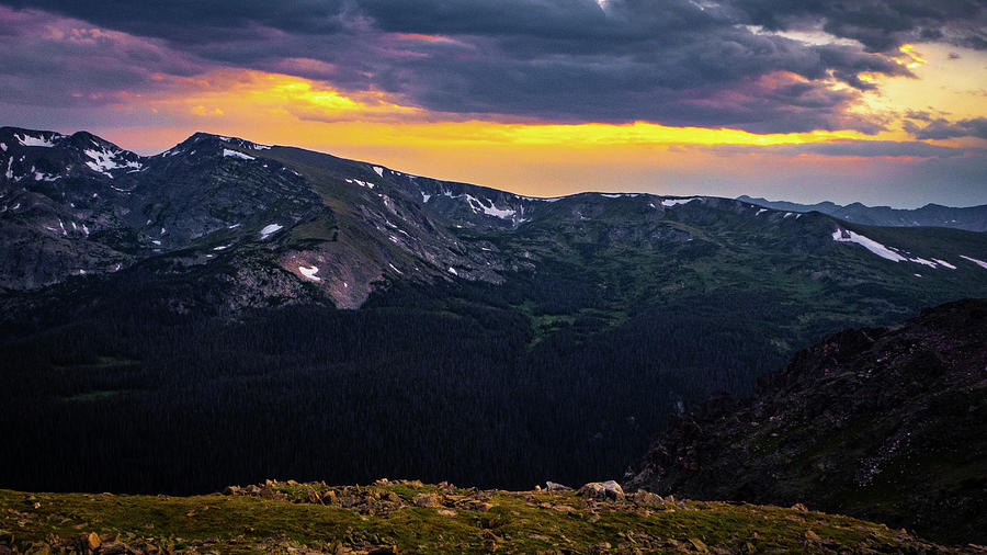 Rocky Mountain Sunset Photograph by Marissa Wolff - Fine Art America