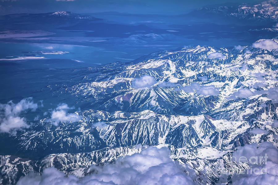 Rocky Mountains from above Photograph by Claudia M Photography