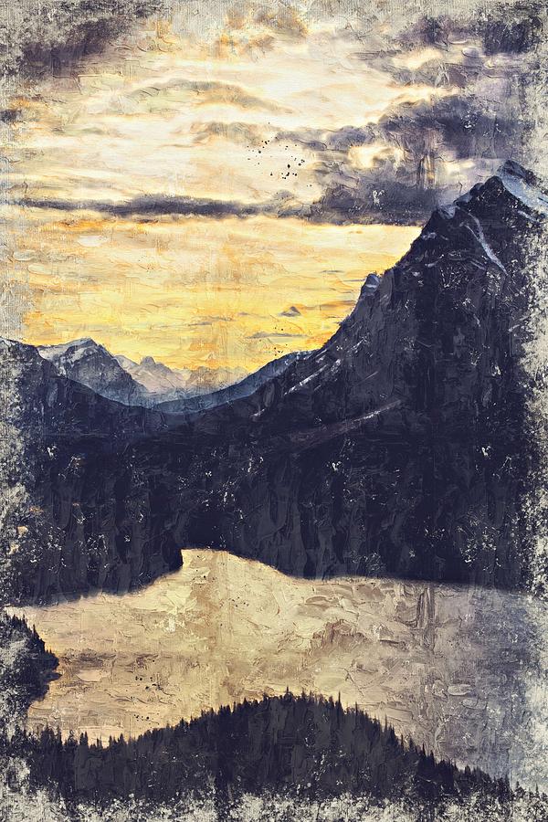 Rocky Mountains Higher by Adam Asar Painting by Celestial Images