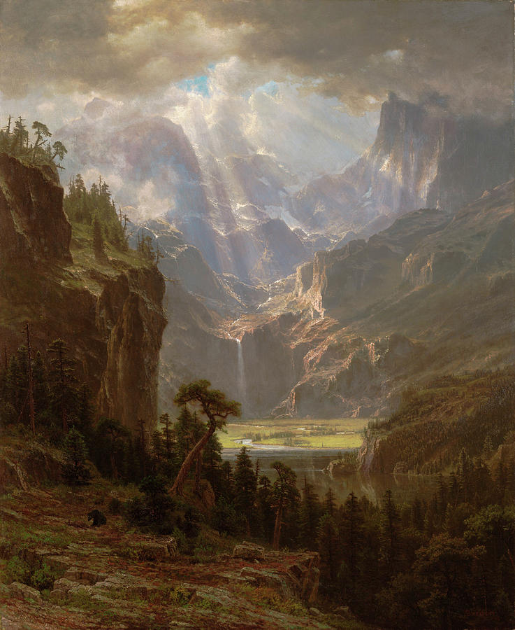 Albert Bierstadt  Painting - Rocky Mountains, Landers Peak by Albert Bierstadt