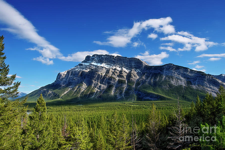 Rocky Mountains near Banff Photograph by David Arment