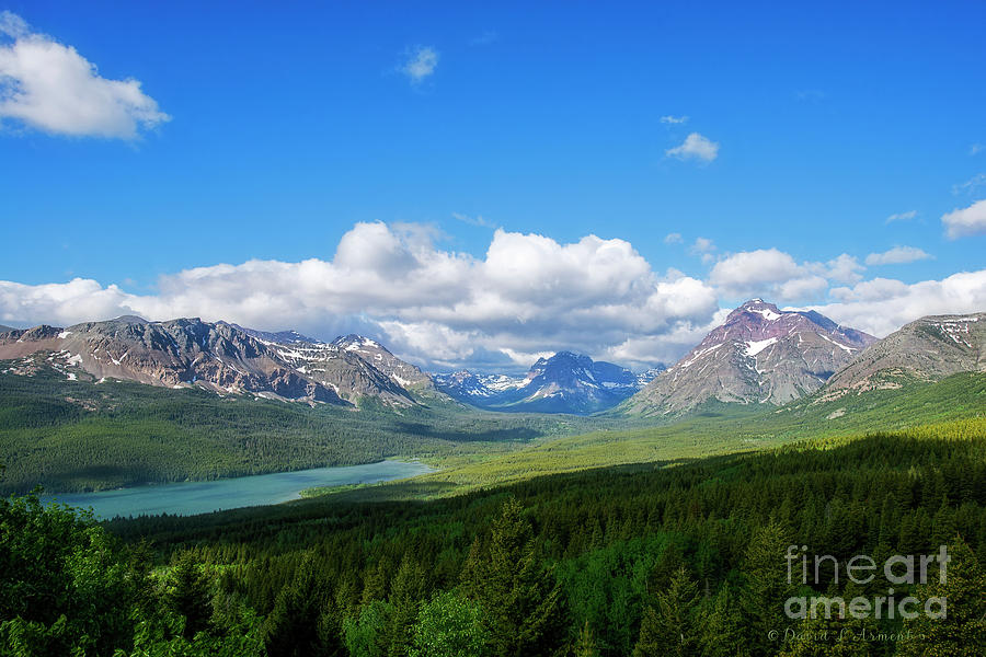 Rocky Mountains near Waterton Canada Photograph by David Arment