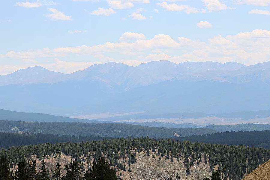 Rocky Mountains under Smoke Photograph by Weathered Wood - Fine Art America