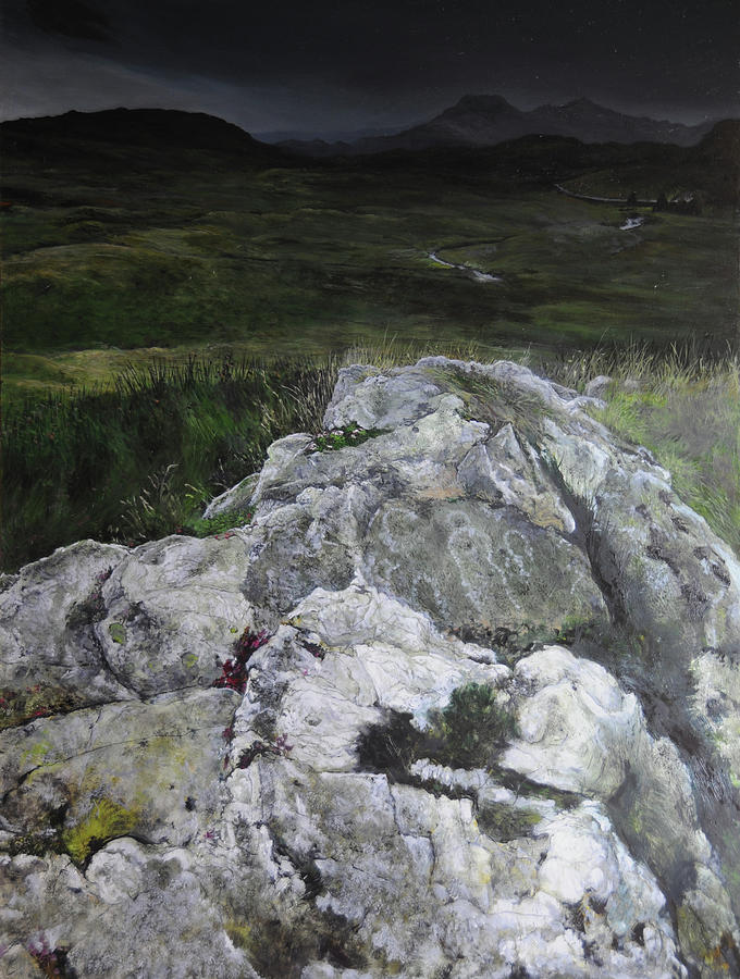Rocky Outcrop Painting by Harry Robertson