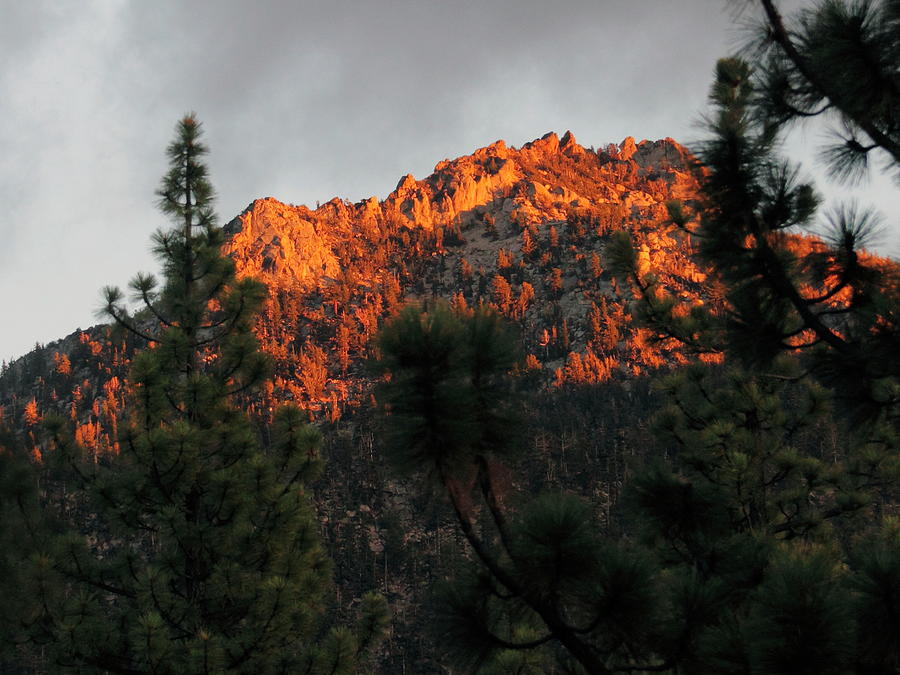 Mountain Photograph - Rocky Peak Golden Hour by Diane Zucker