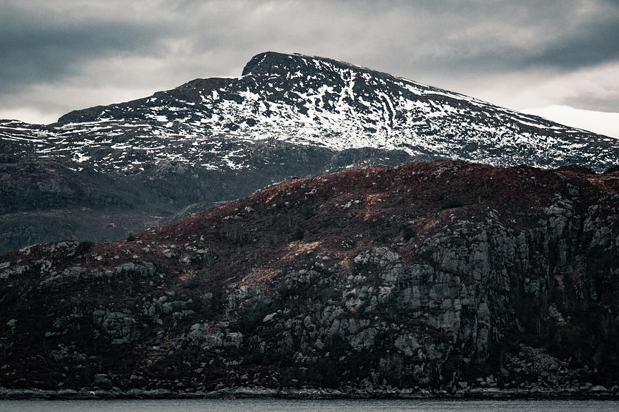 Rocky Peaks of Husevag Island Norway Photograph by Adam Rainoff