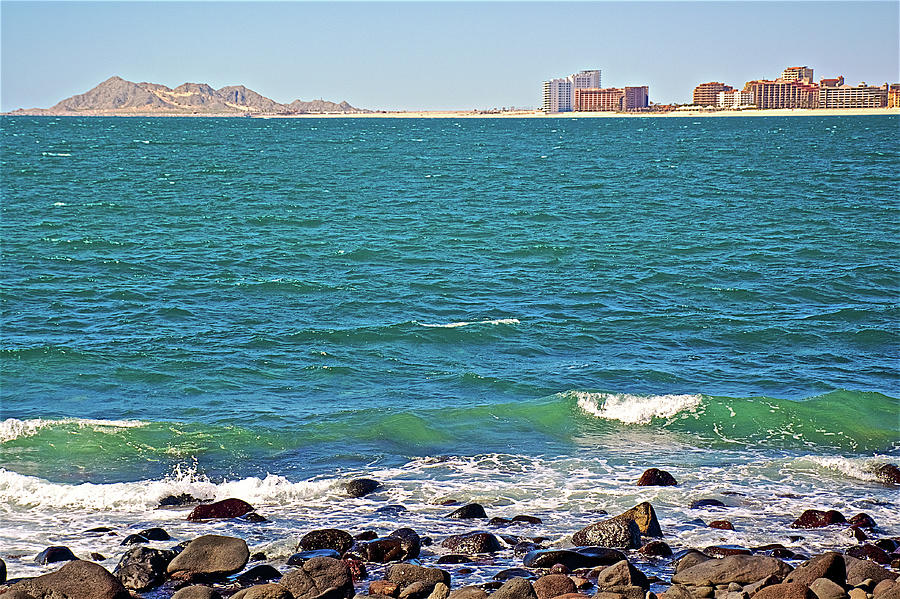 Rocky Point and Resorts from Malecon in Puerto Penasco in Sonora- Mexico  Photograph by Ruth Hager