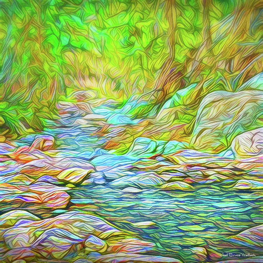 Rocky River Stroll Digital Art by Joel Bruce Wallach