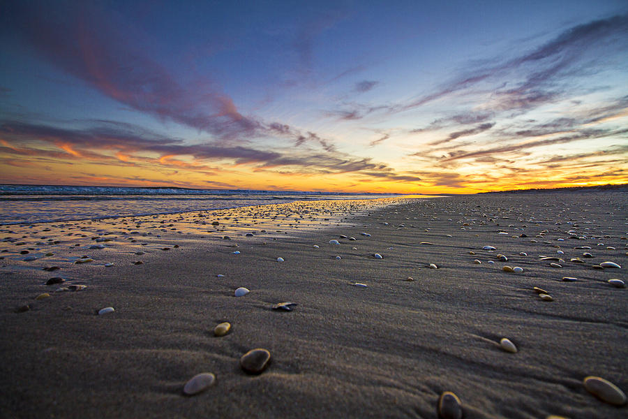 Rocky Rogers Beach Sunset Photograph by Robert Seifert