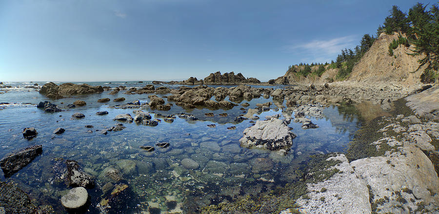 Rocky Sea Panorama Photograph by Adria Trail
