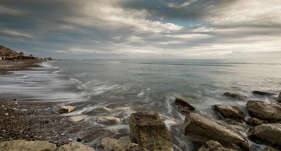 Rocky seascape, Cyprus Photograph by Michalakis Ppalis