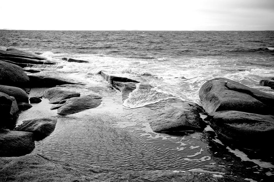 Rocky Shore Photograph by Greg Fortier