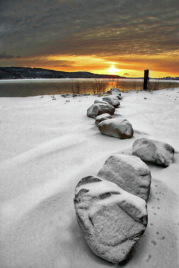 Rocky Sunrise HDR Photograph by Jeff Galbraith