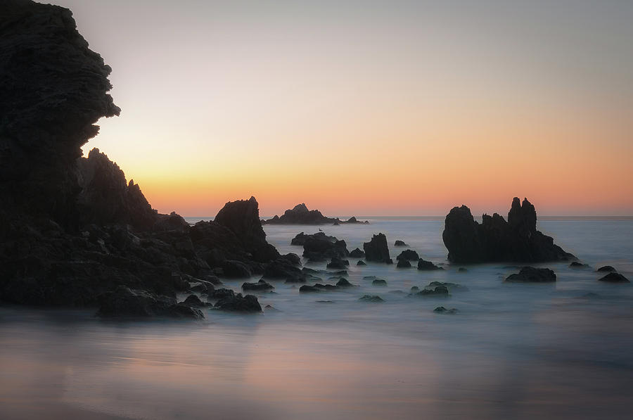 Newport Beach Photograph - Rocky Sunrise by Ralph Vazquez
