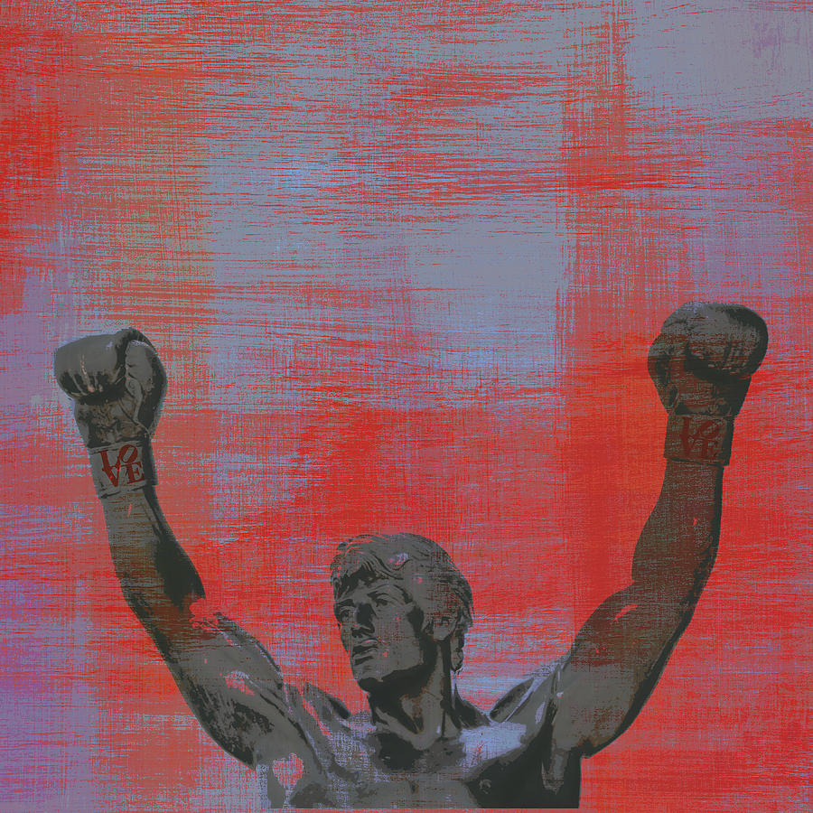 Philadelphia Digital Art - Rocky v2 by Brandi Fitzgerald