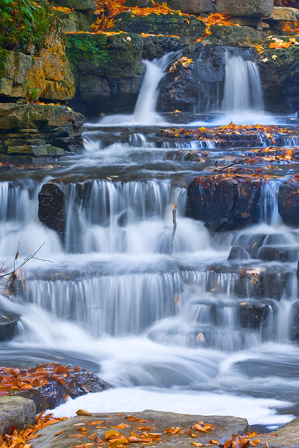 Rocky Waterfall Photograph by David Heilman