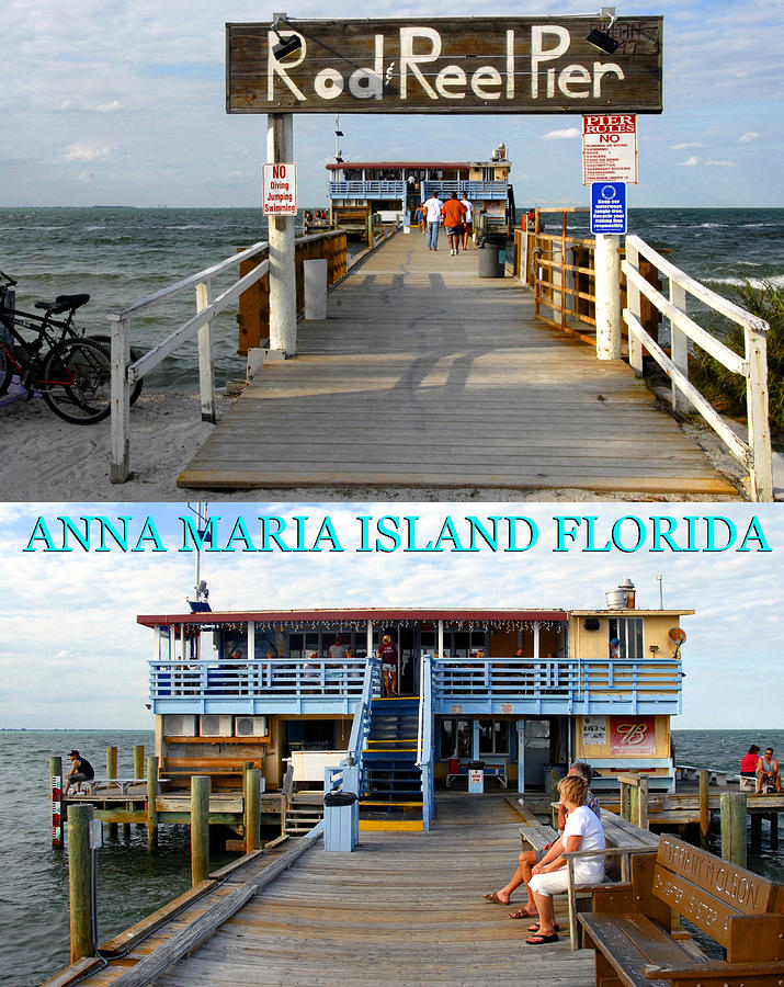 Rod and Reel Pier Anna Maria Island FL. by David Lee Thompson