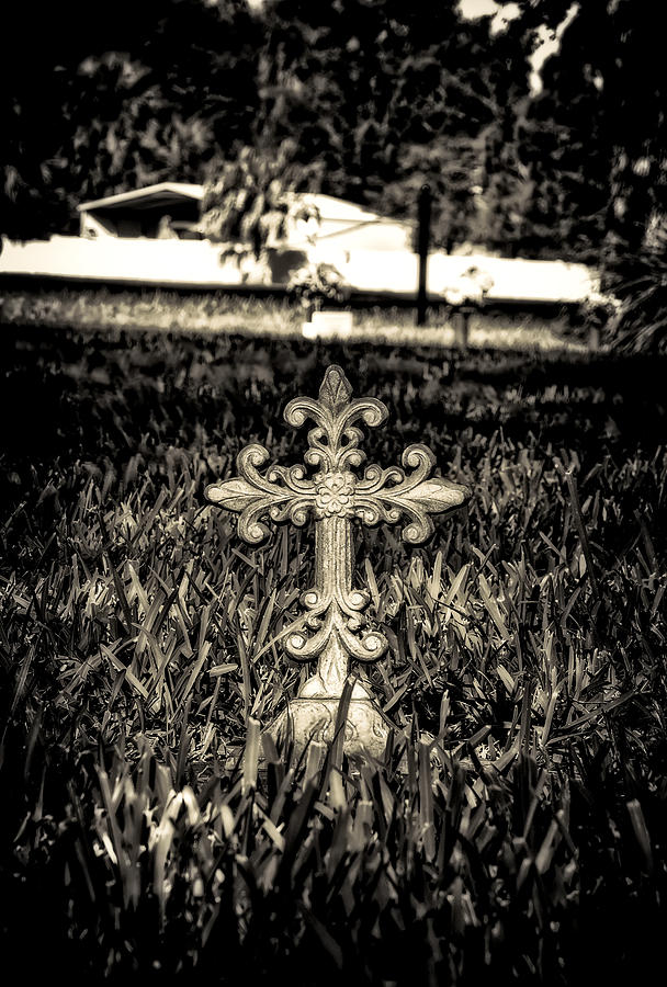 Rod Iron Cross  Photograph by Michael White