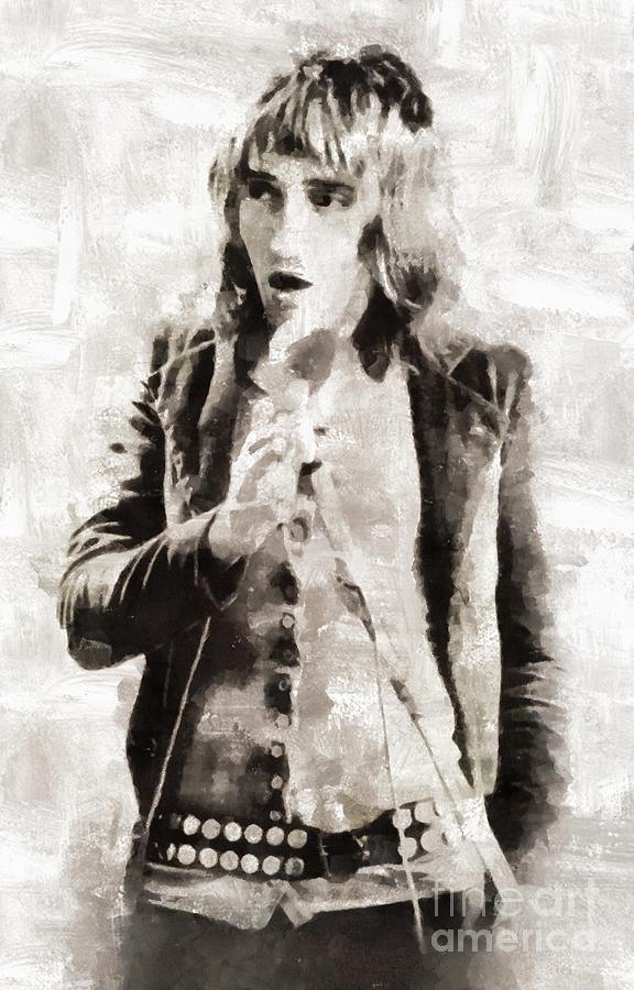 Hollywood Painting - Rod Stewart, Musician by Esoterica Art Agency