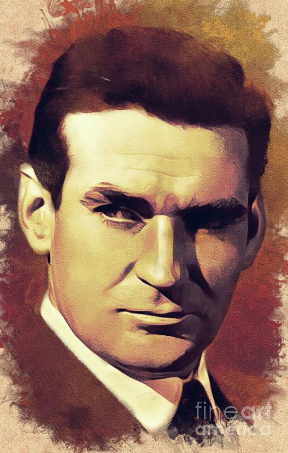 Hollywood Painting - Rod Taylor, Movie Legend by Esoterica Art Agency